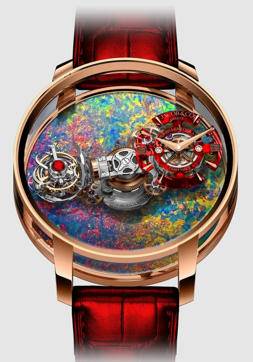 Jacob & Co astronomia four-axis tourbillon OPAL replica watch AT180.40.AB.UB.A Jacob & Co astronomia four-axis tourbillon OPAL replica watch AT180.40.AB.UB.A